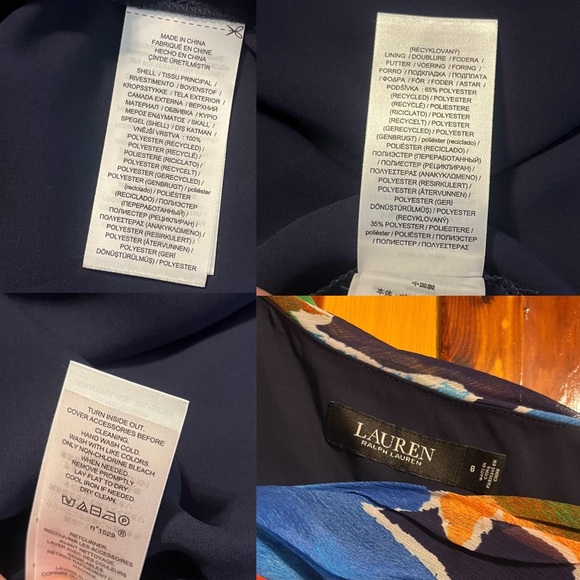 Lauren Ralph Lauren One Shoulder Floral Georgette Maxi Gown Women’s Size 8 - Picture 13 of 15